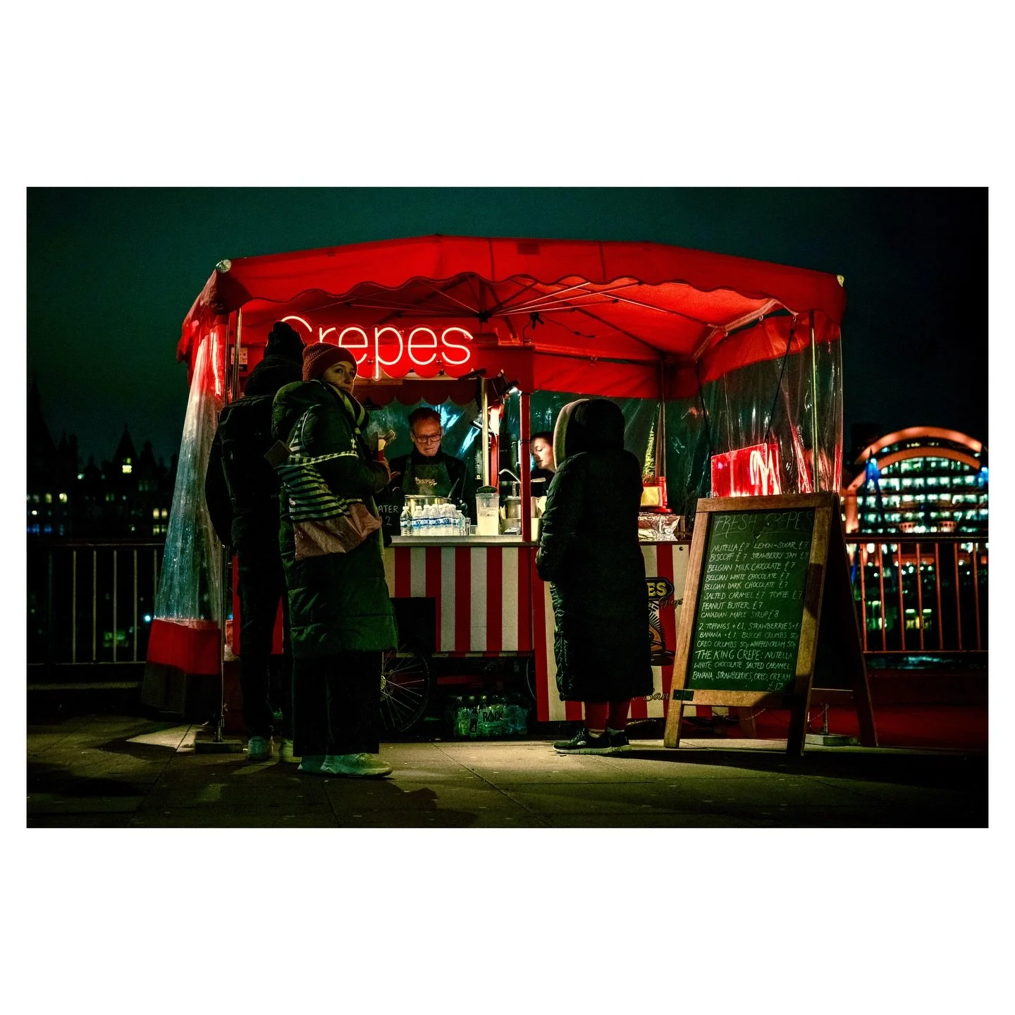 Red London Night.
London. Feb 2026.