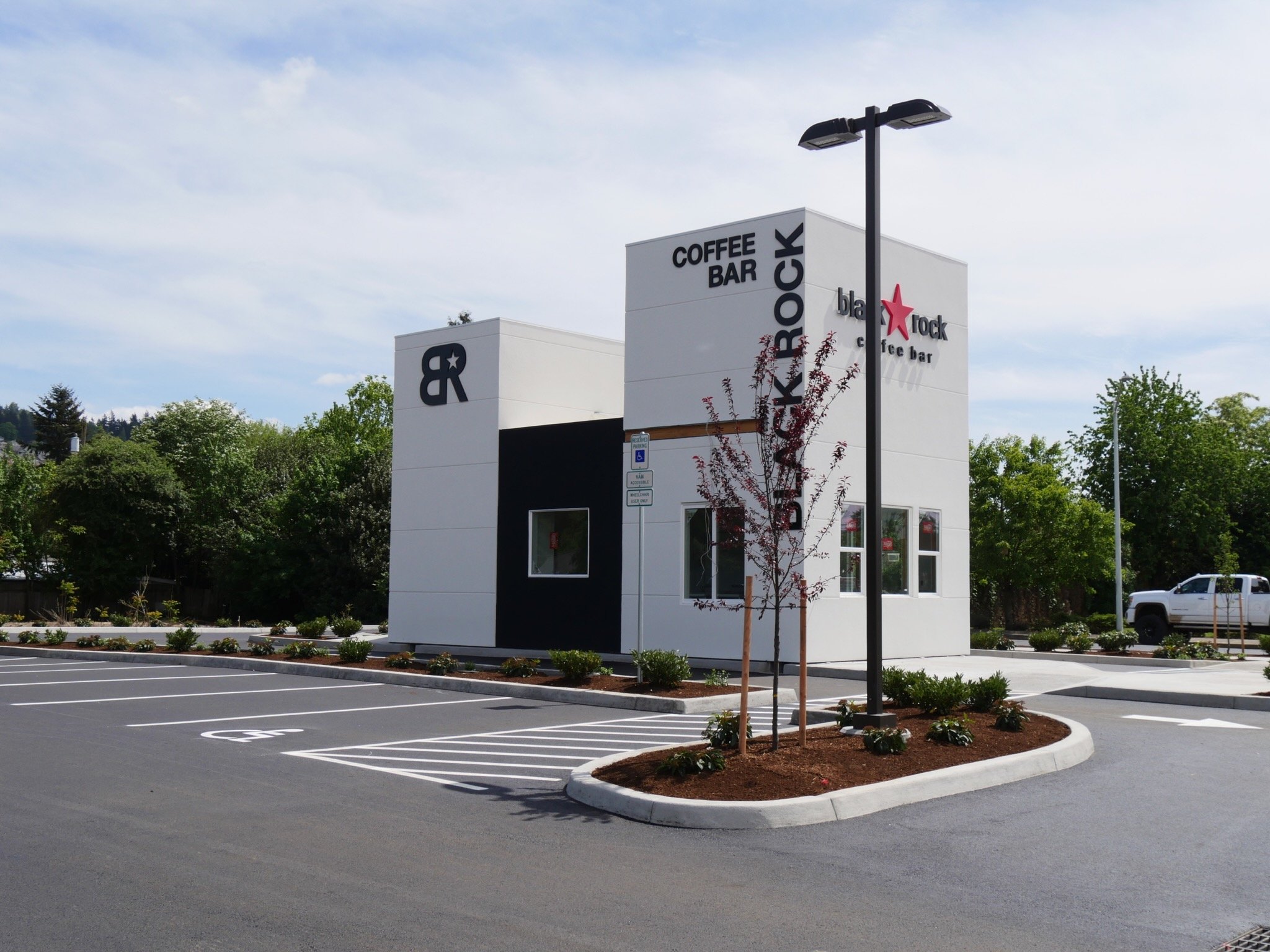 Black Rock Coffee Parking lot paved by On Point Paving