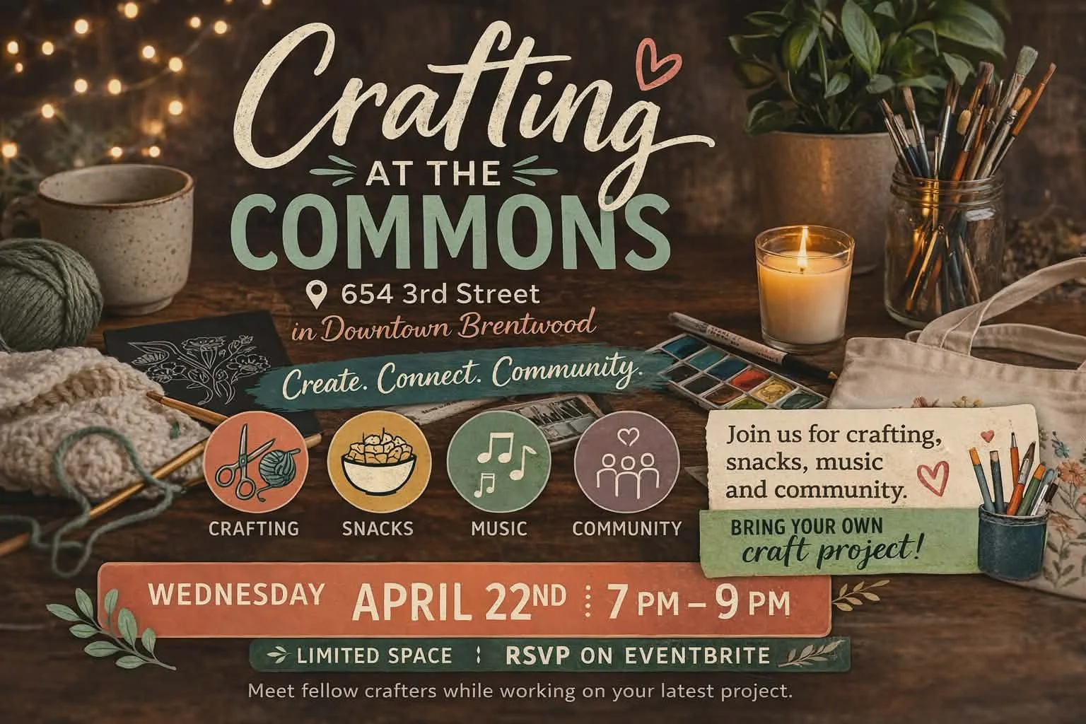 Crafting At The Commons