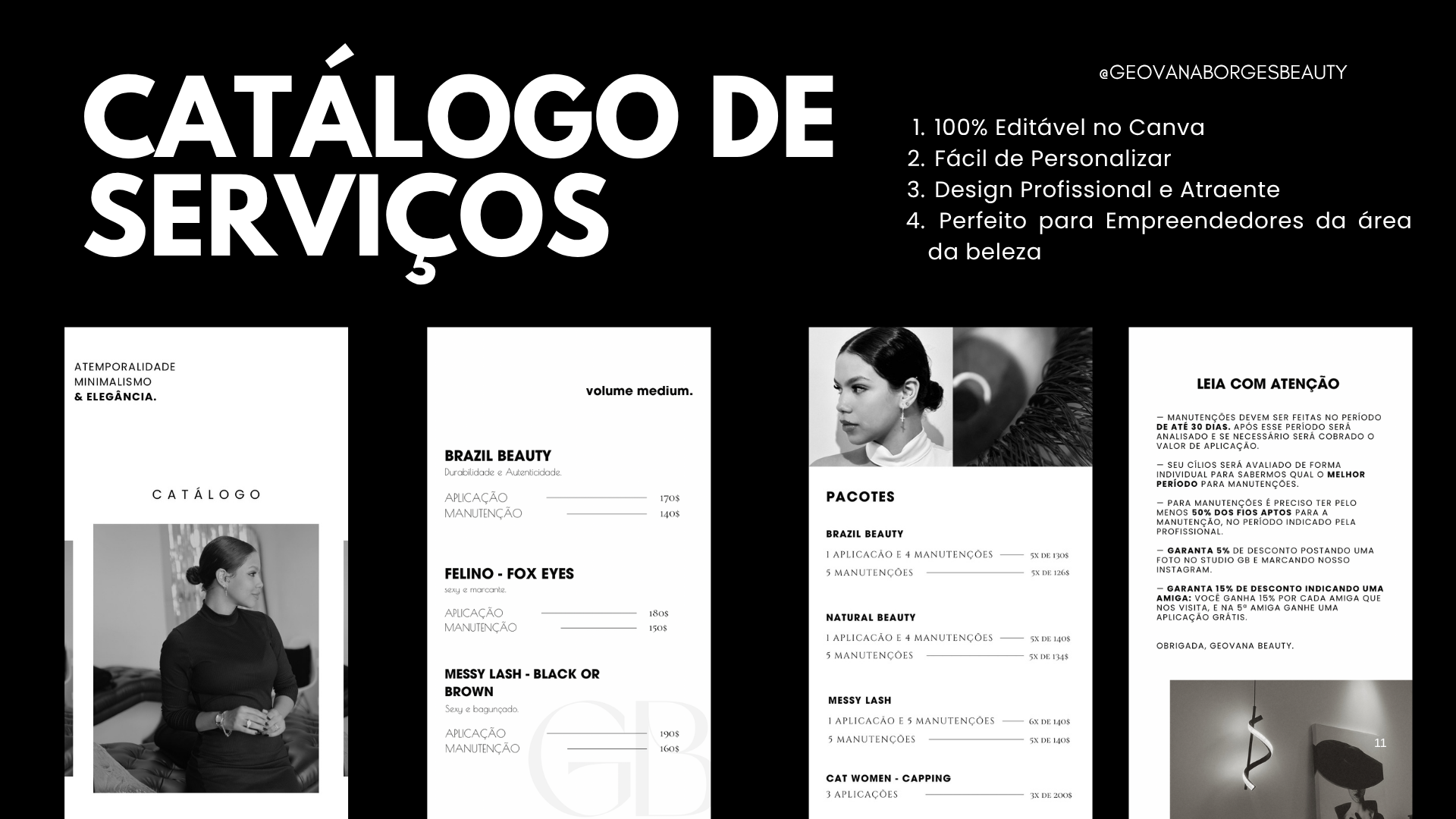 Catálogo de serviços