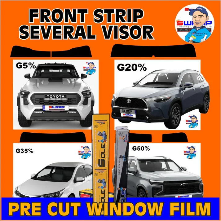Front Strip / Sun Visor Tint