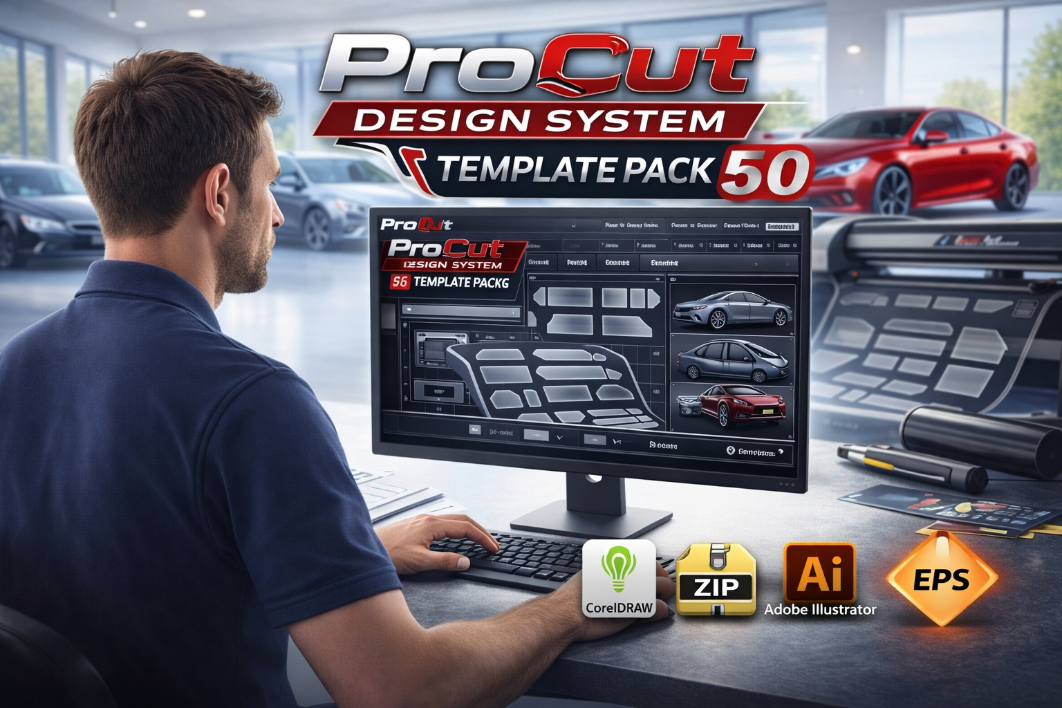 ProCut Design System. Template Pack. 50