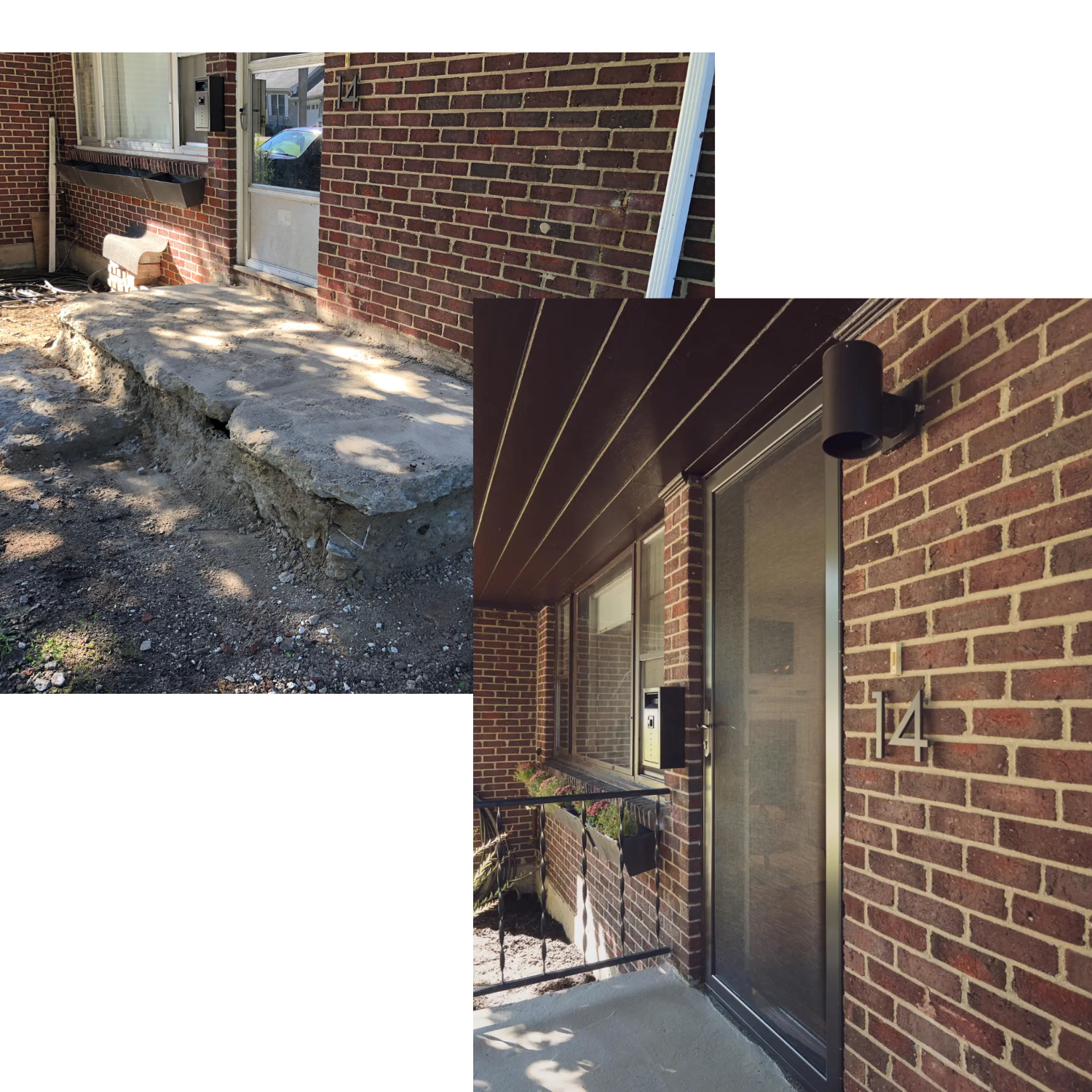 Cape Elizabeth – Concrete Repair, Railing & Lighting Install, Painting