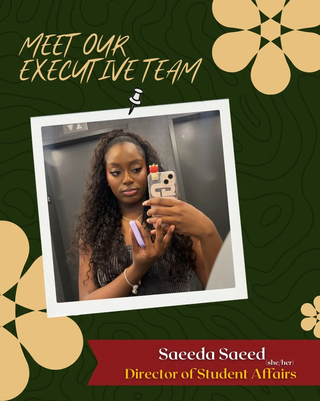 Meet our Director of Student Affairs, Saeeda! 🤎 Get to know the person helping prioritize student wellness, build community, and create meaningful connections among Black medical students across Canada.

D&eacute;couvrez notre Directrice des affaire