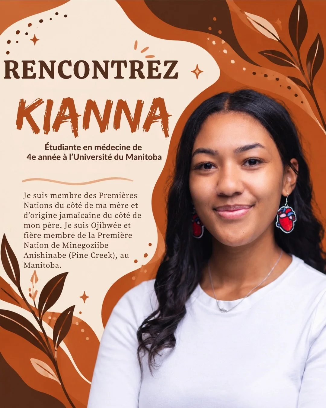 In honour of Truth and Reconciliation Day, we had the opportunity to interview Kianna Brown, a fourth year med student, at University of Manitoba about holding both Black and Indigenous heritage and their journey into medicine. 

She shares her First