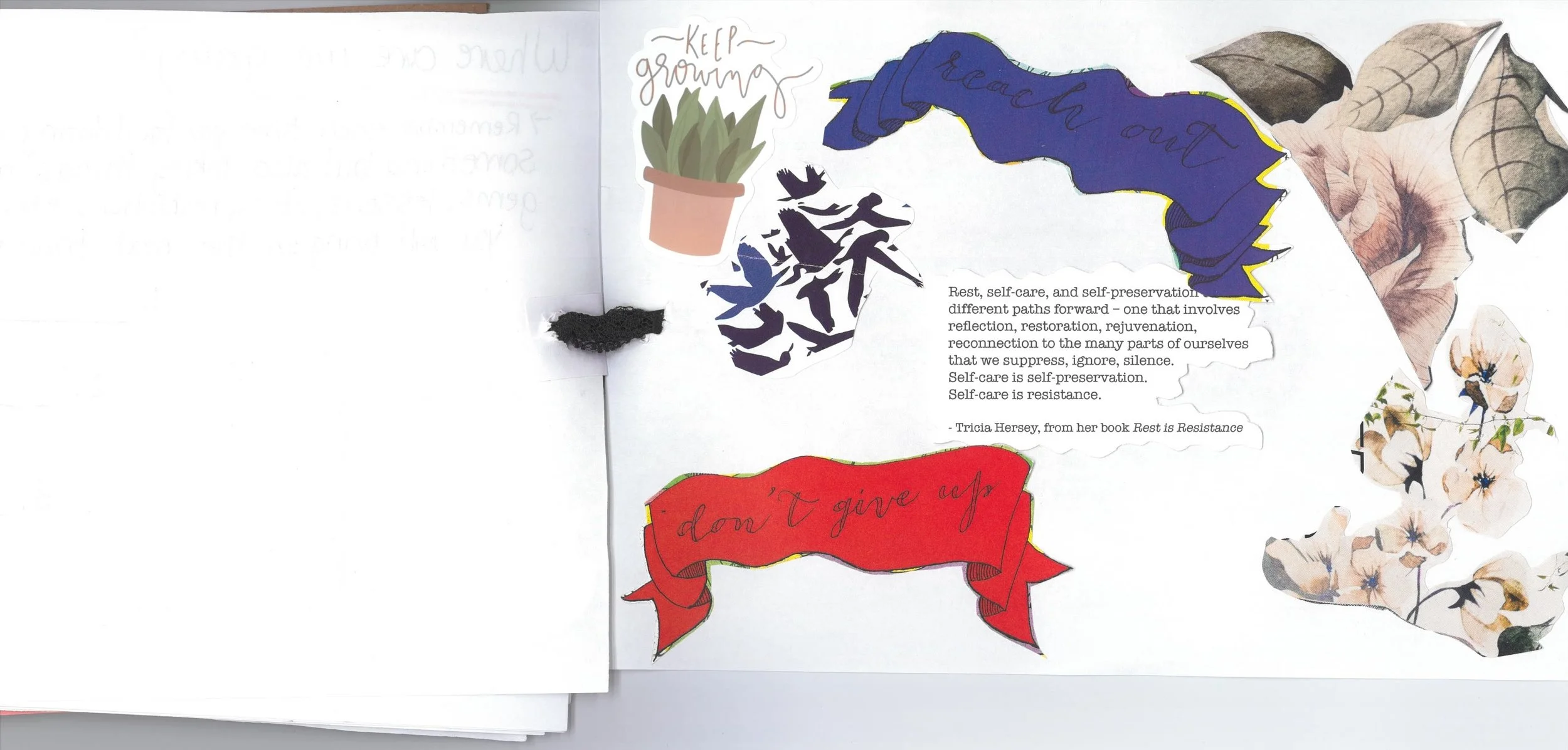 Are you showing up as a facilitator that brings something to the space? (Reflect on Collage)