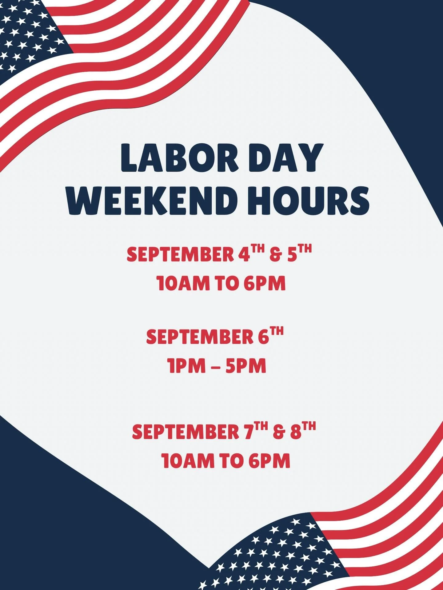 ✨ LABOR DAY WEEKEND ✨
We&rsquo;re OPEN this weekend! 🇺🇸👗

Come see us and find the perfect dress for your next formal event! Whether you&rsquo;re looking for something elegant, glamorous, or simply unforgettable, we&rsquo;re here to help you find 