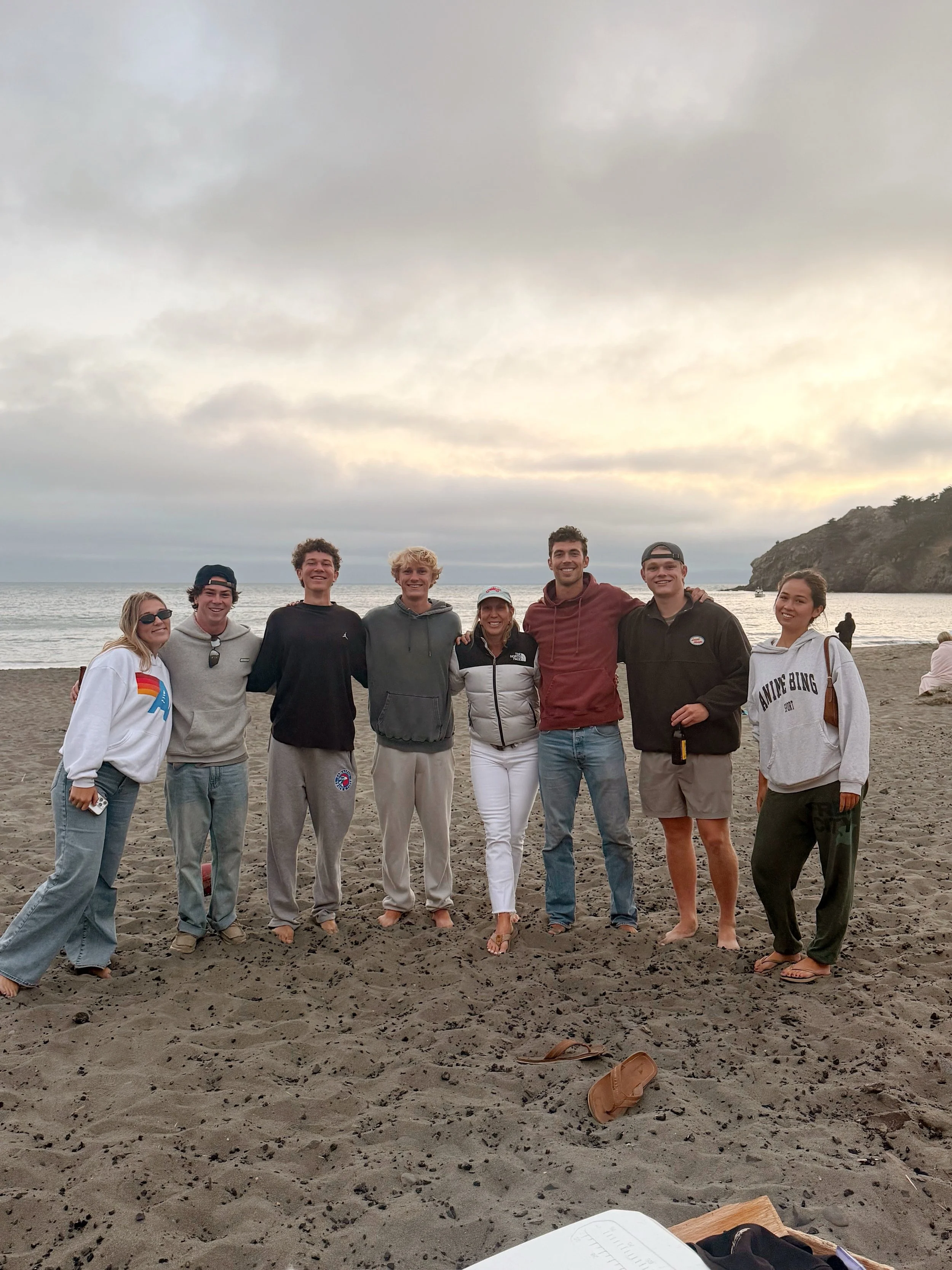 Last week, Bucky Dog (led by the incredible Charlie!) hosted a beach bonfire for our college crew. We&rsquo;re beyond thrilled to have this summer dream team as part of our pack. They are an incredibly kind, smart, talented group of people and I&rsqu