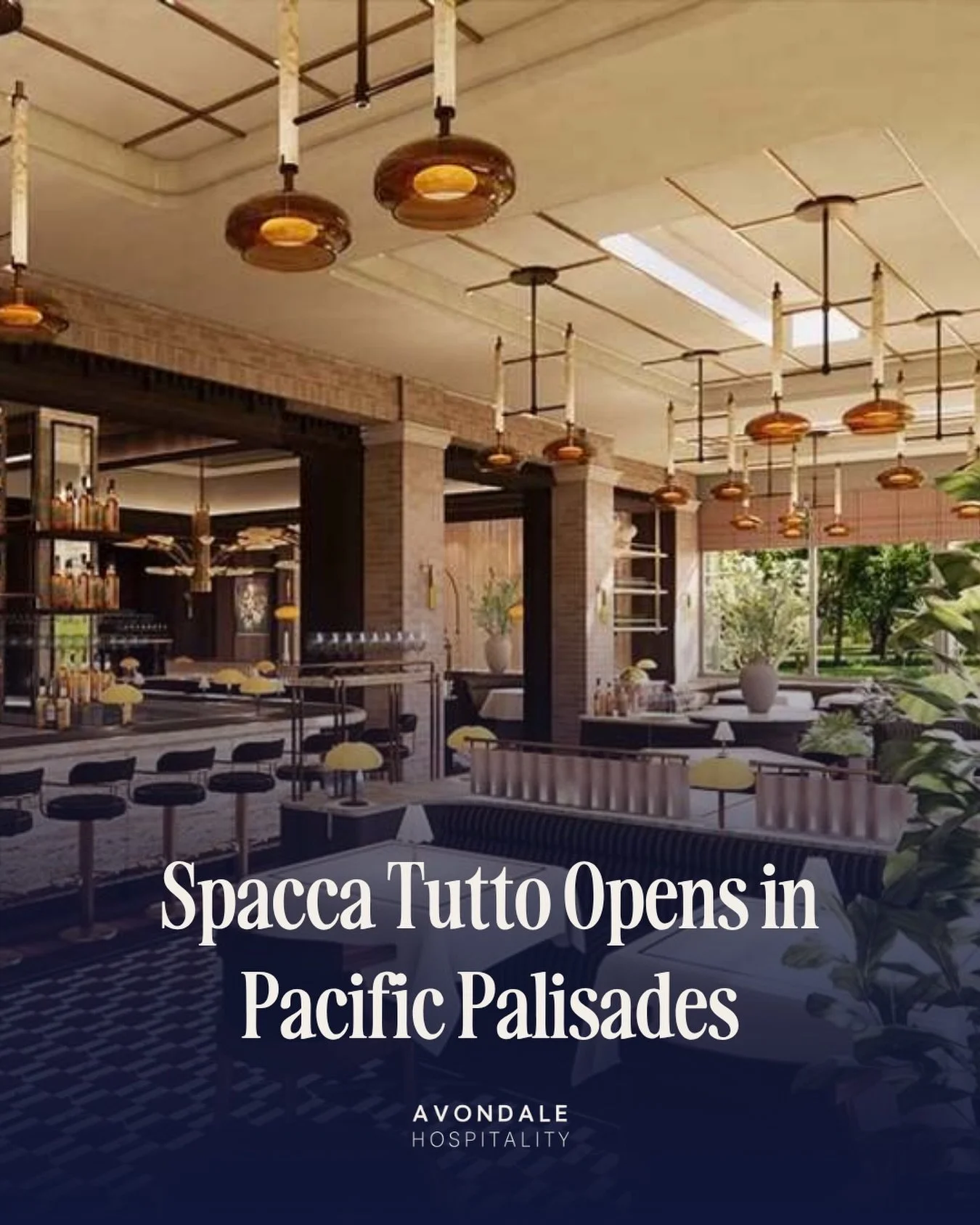 Nineteen months after the fire, Palisades Village is open again &mdash; and Nancy Silverton picked it for her first Westside restaurant.

Spacca Tutto is an Italian American steakhouse, from Silverton with Rick Caruso and River Jetty Restaurant Group