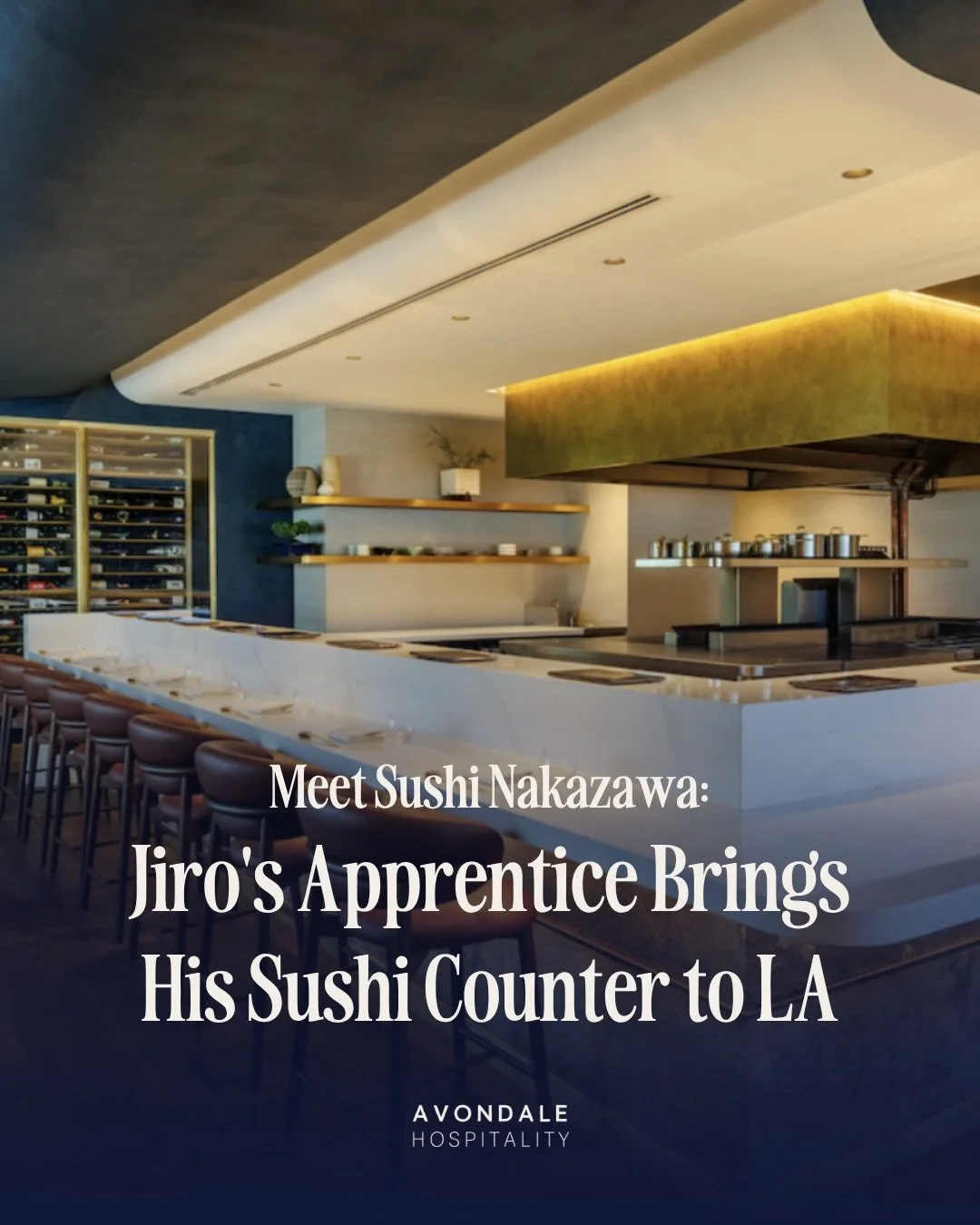 Daisuke Nakazawa spent eleven years learning the counter under Jiro Ono. Now sixteen seats on Robertson are his, and the tamago is still the last word. 🍣

#sushinakazawa #losangeles #omakase #sushi #hospitality
