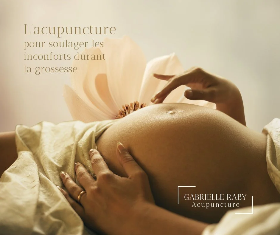 Acupuncture pour soulager les inconforts de grossesse à Rimouski avec Gabrielle Raby