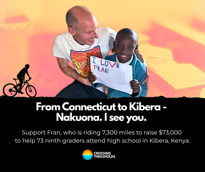 In Support of Fran’s Bicycle Ride to Kenya by Carter Via