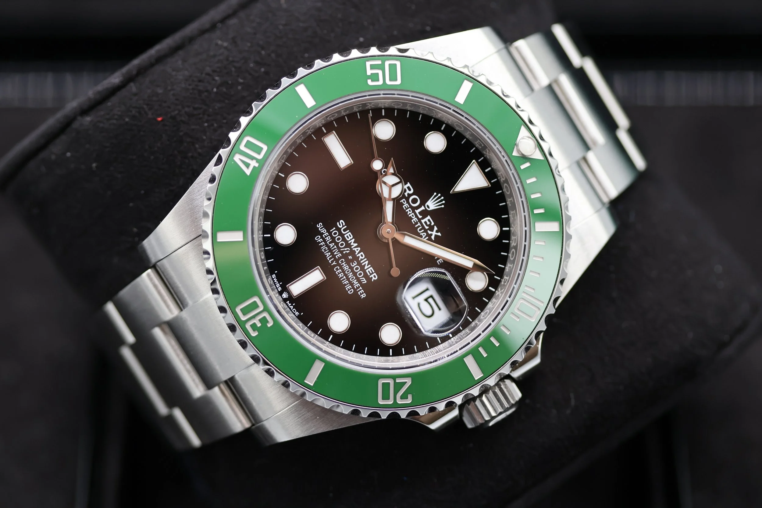 Rolex Submariner 41 - 126610LV - "Starbucks" - Green Bezel - Black Dial