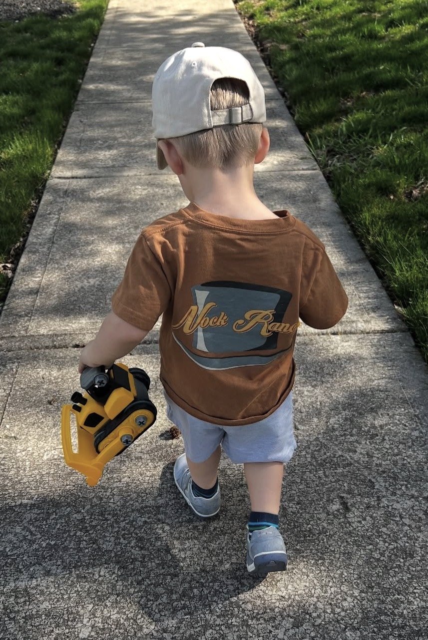 Kids Pocket Tee (Brown)
