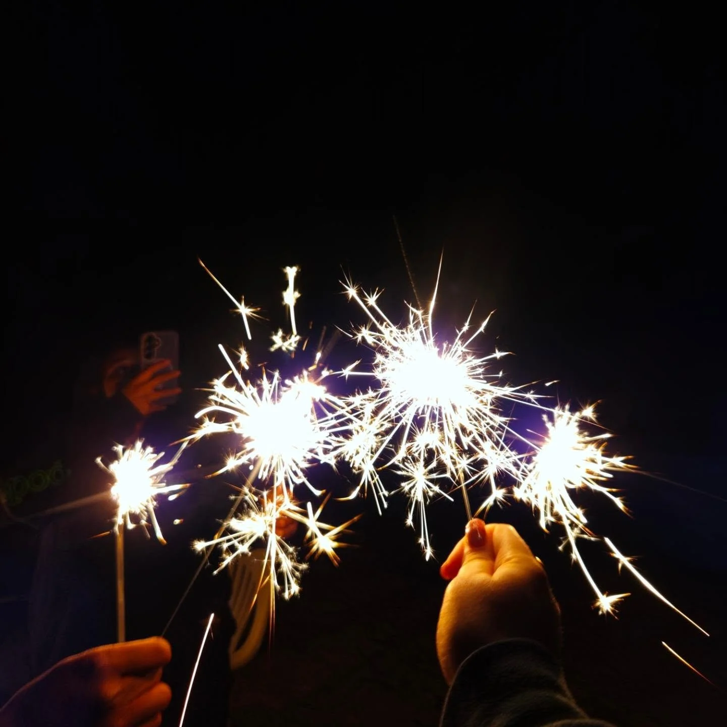 Thankful for friendship and sparklers 🌟
