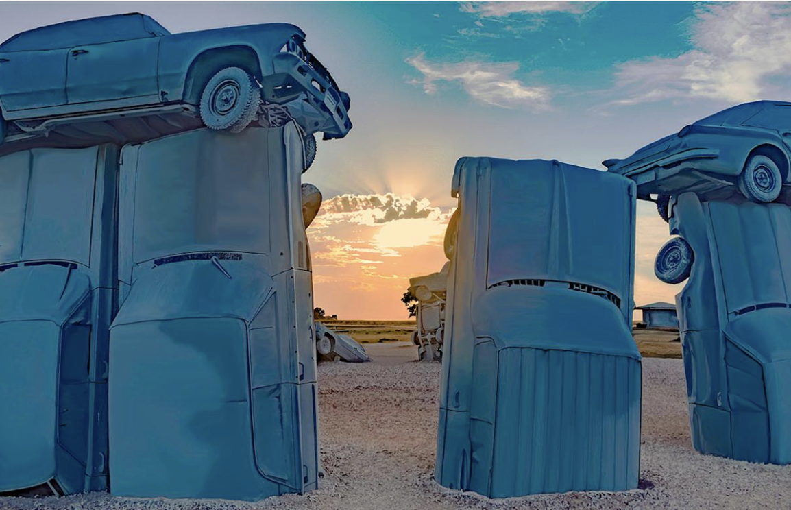 "Carhenge"