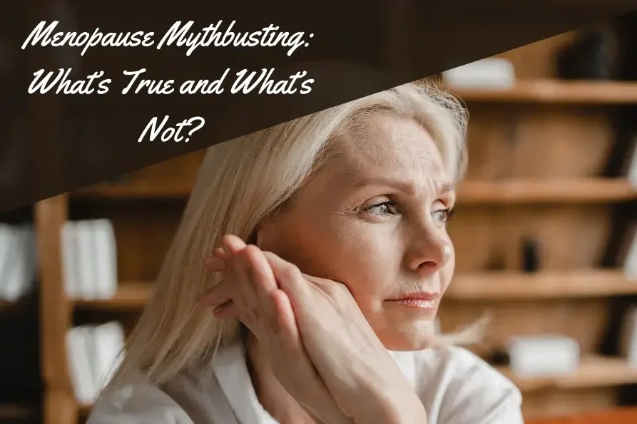 Menopausal woman considering menopause