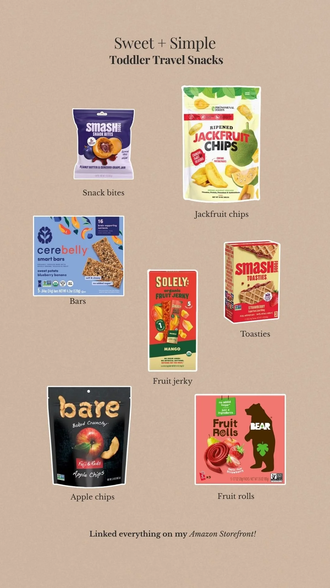 Part 2: Sweet + Simple Toddler Travel Snacks for Holiday Trips