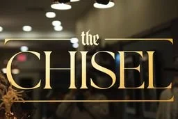 gold leaf CHISEL on window