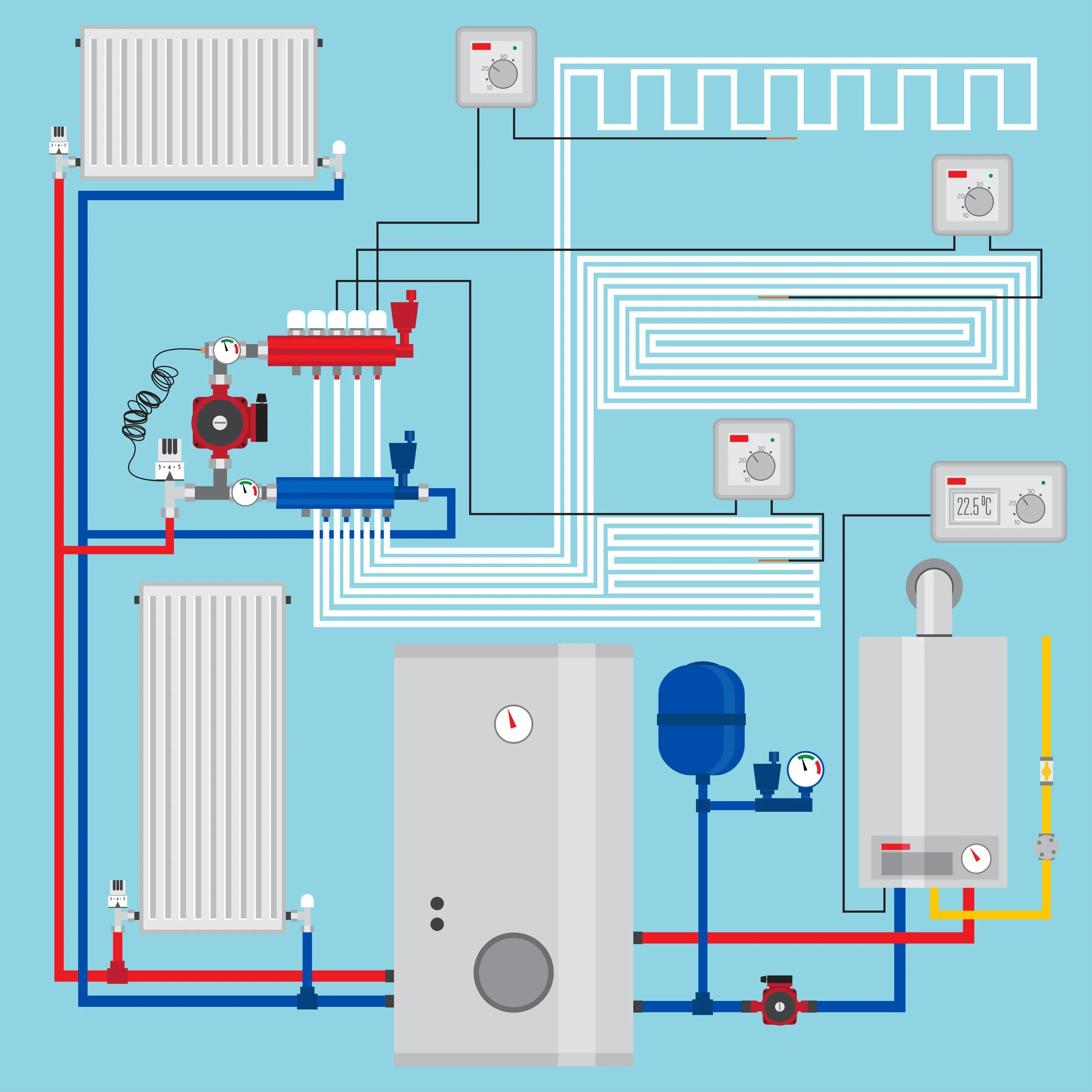 boiler repairs diagram