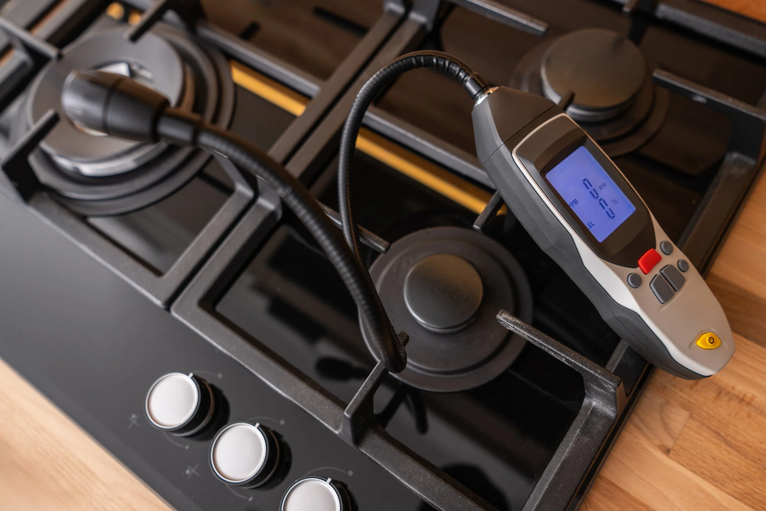 gas leak detection on stove