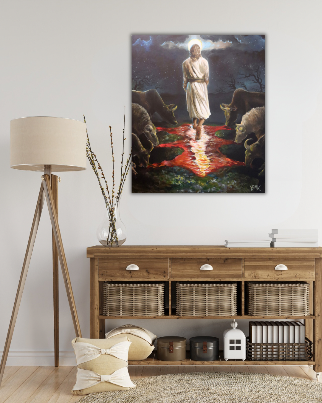 Aesthetic Mid Century Modern Living Room Photography Wall Art Frame Mockup Instagram Post Portrait - 30.PNG