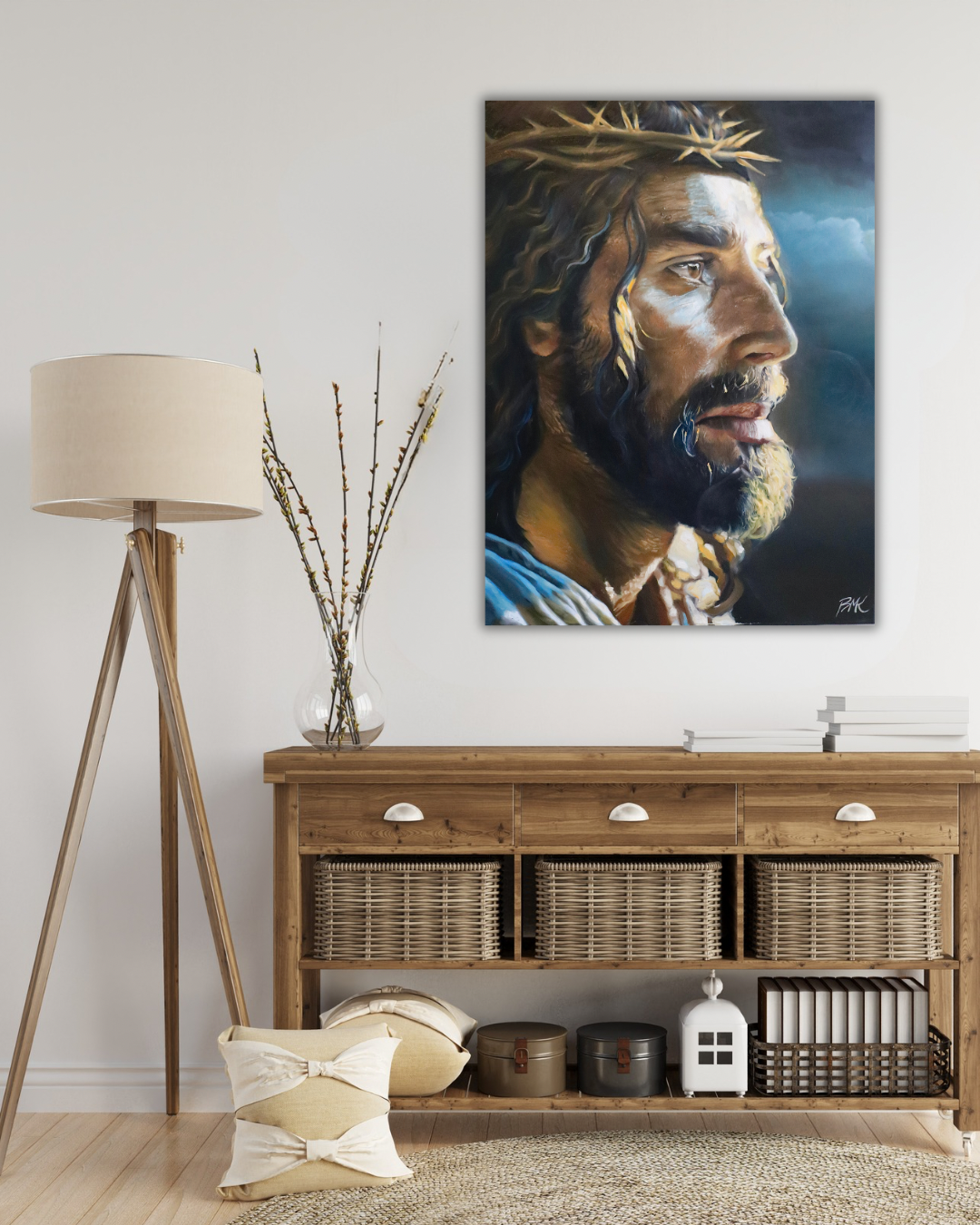 Aesthetic Mid Century Modern Living Room Photography Wall Art Frame Mockup Instagram Post Portrait - 5 (1).PNG