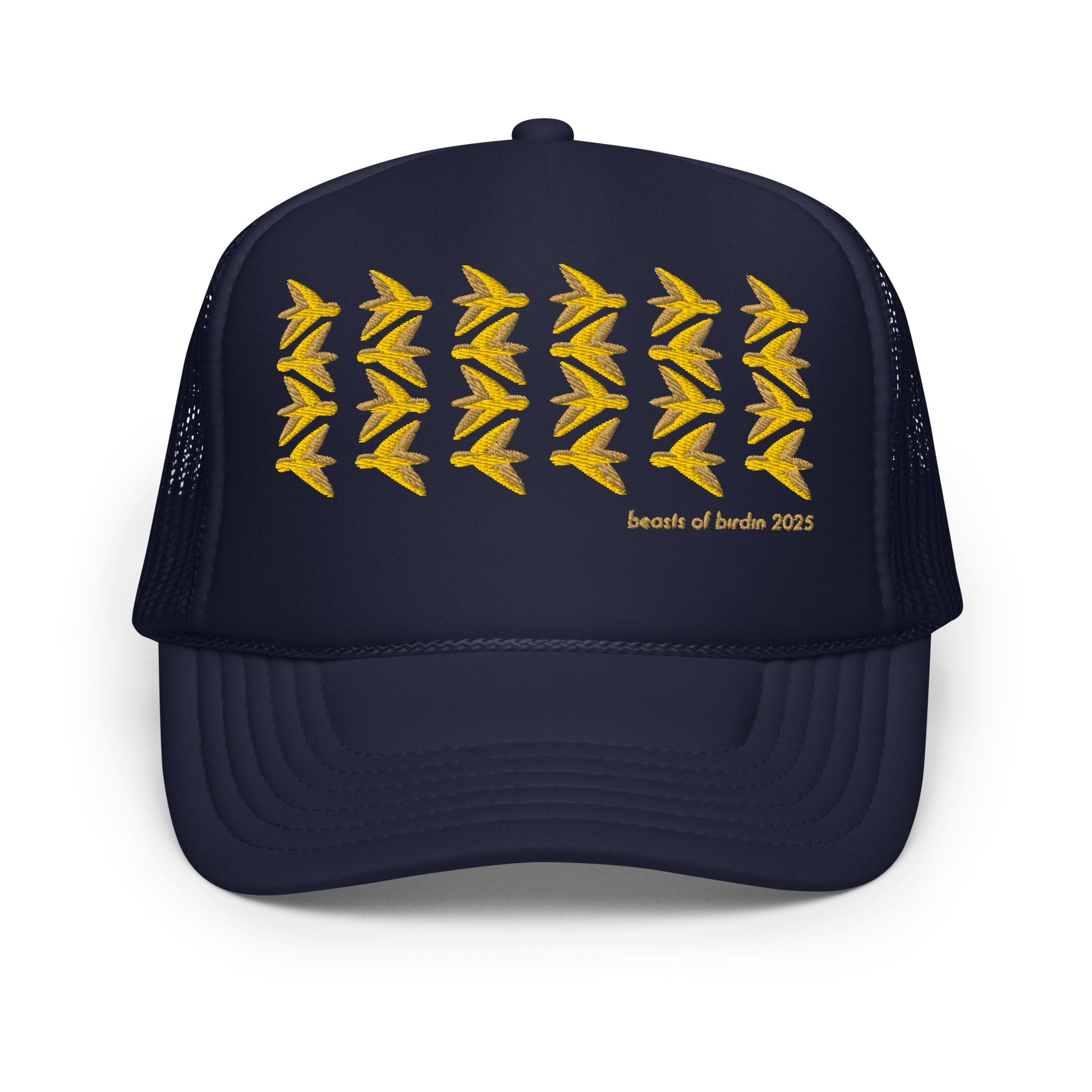 beasts of birdin FLOCK Embroidered Trucker Hat