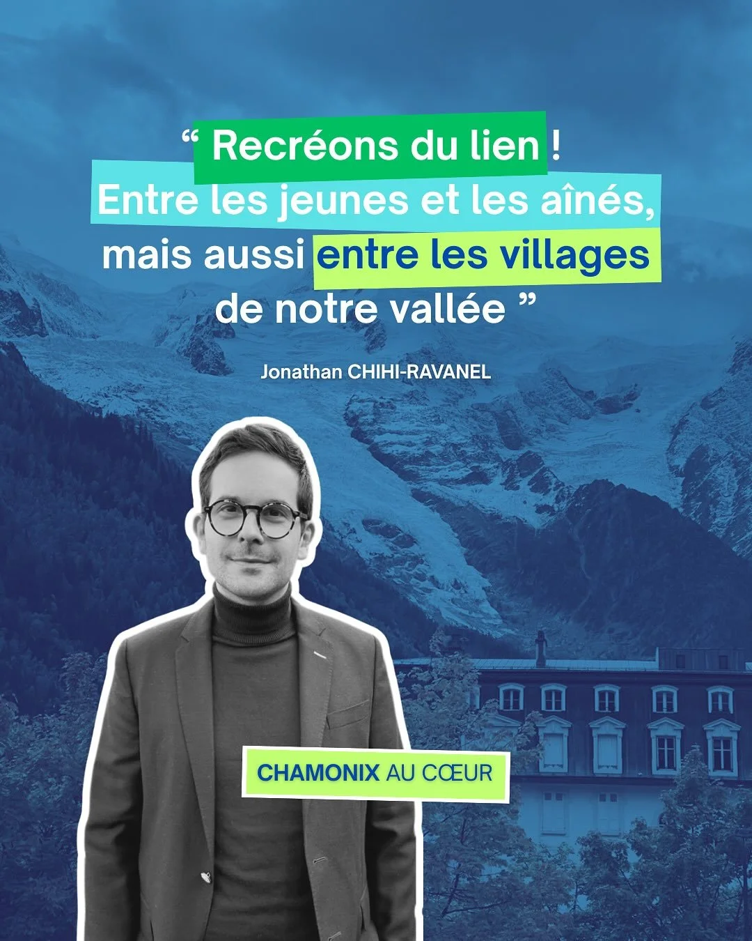 🚀 Le 19 septembre @jonathan_ch_ et @jondevouass annon&ccedil;aient lancer une candidature collective pour les &eacute;lections municipales de #Chamonix 

📝 Pour Jonathan, les priorit&eacute;s sont le logement, le lien social et la proximit&eacute;.