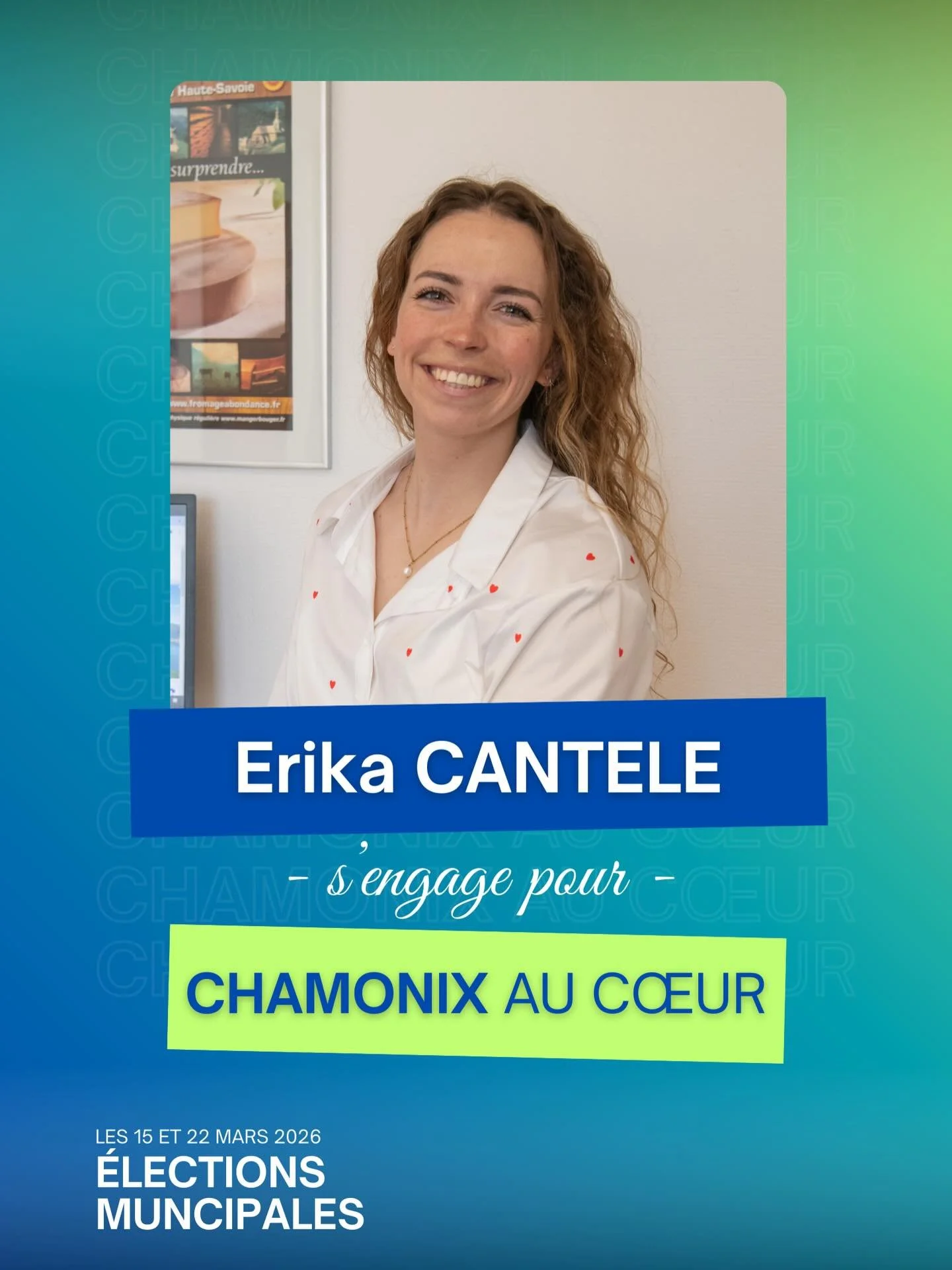 🗣️ Erika Cantele s&rsquo;engage pour Chamonix au C&oelig;ur !

Retour sur son engagement :

👉 Peux-tu re pr&eacute;senter ?

J&rsquo;ai 25 ans et j&rsquo;habite aux Bossons
Je suis monitrice de ski au sein de l&rsquo;ESF de Chamonix l&rsquo;hiver e