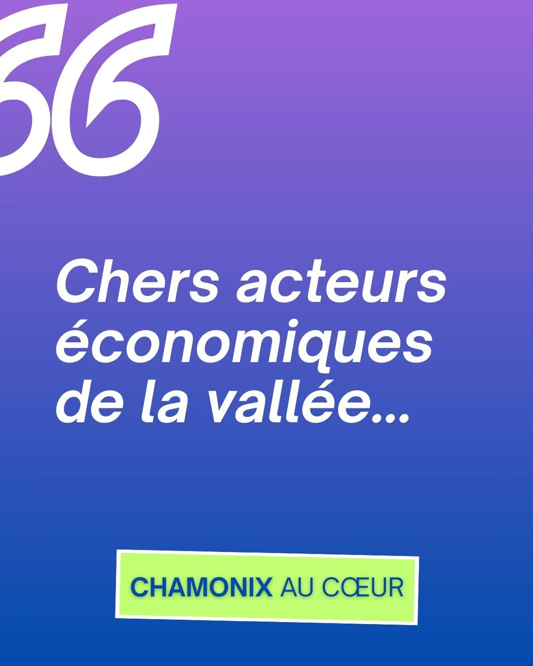 🤝 Chers acteurs &eacute;conomiques de Chamonix&hellip; Il faut qu&rsquo;on parle ! Notre vall&eacute;e conna&icirc;t un beau dynamisme &eacute;conomique, et c&rsquo;est tant mieux. Cependant cela ne doit pas cacher les difficult&eacute;s que vous re