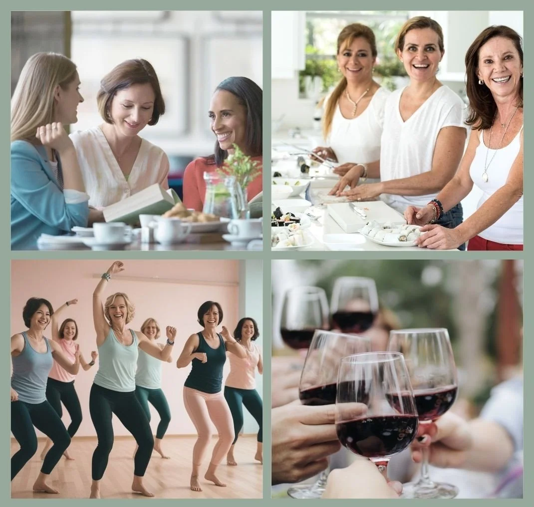 Girlfriend Gatherings are fun social events for women centered on connection, personal growth, and building genuine community in the greater Charlotte NC, Fort Mill SC area.