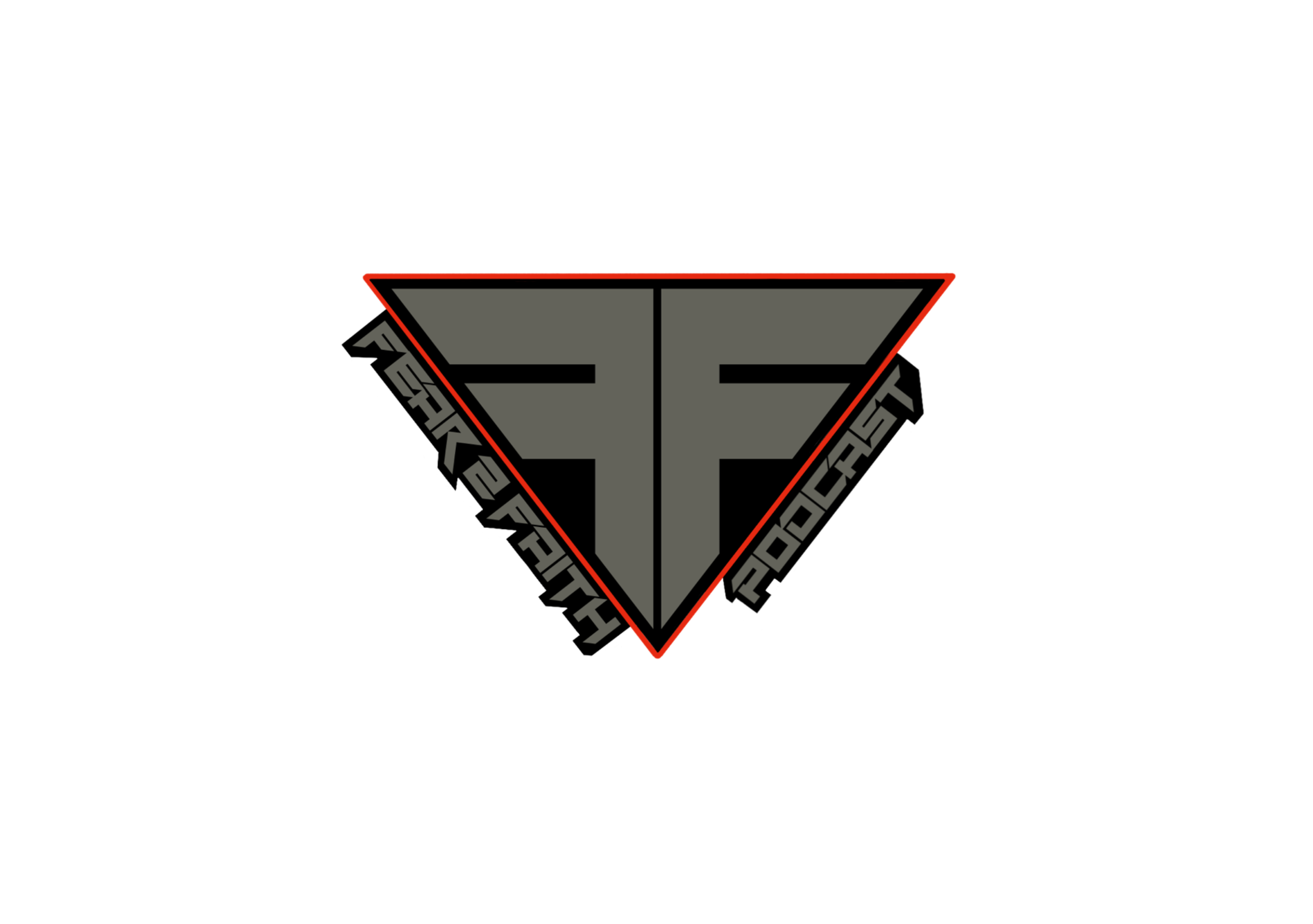A logo with a triangle that has a stylized 'F' inside, surrounded by the words 'Fighters,' 'Perk,' 'Tech,' and 'Podcasts.'