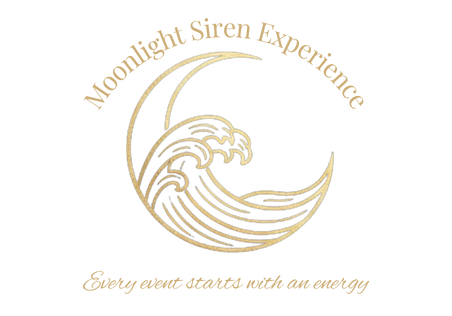 Logo of Moonlight Siren Reporting featuring a stylized crescent moon with a wave pattern, accompanied by the text 'Moonlight Siren Reporting' and the slogan 'Every event starts with an energy'.}