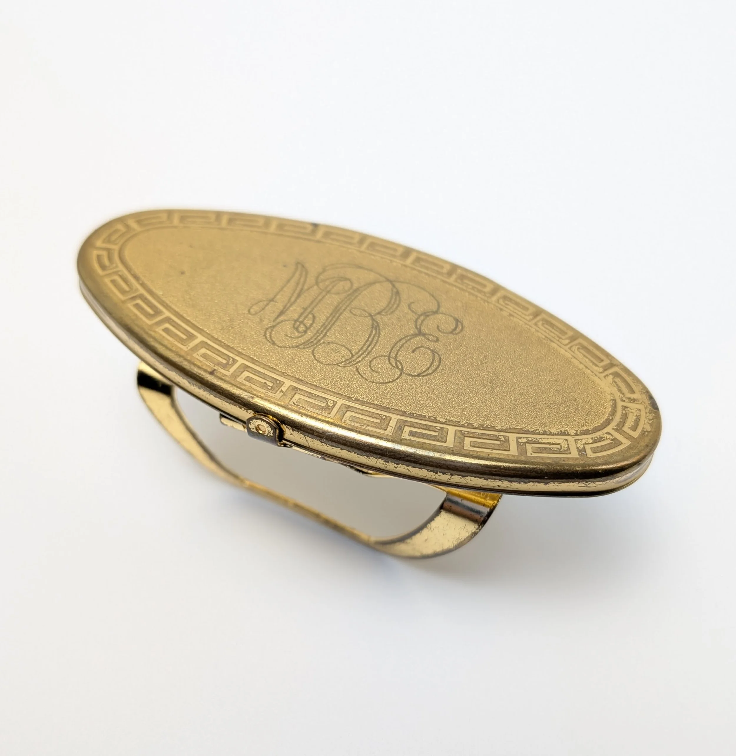 Monogrammed Stratton Lipstick Holder And Mirror England 1.jpg