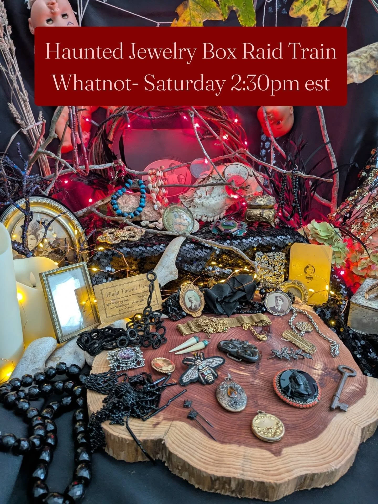 If you love Victorian Mourning and sentimental pieces, you don't want to miss this! We are bringing out some very special pieces, so help us spread the word!