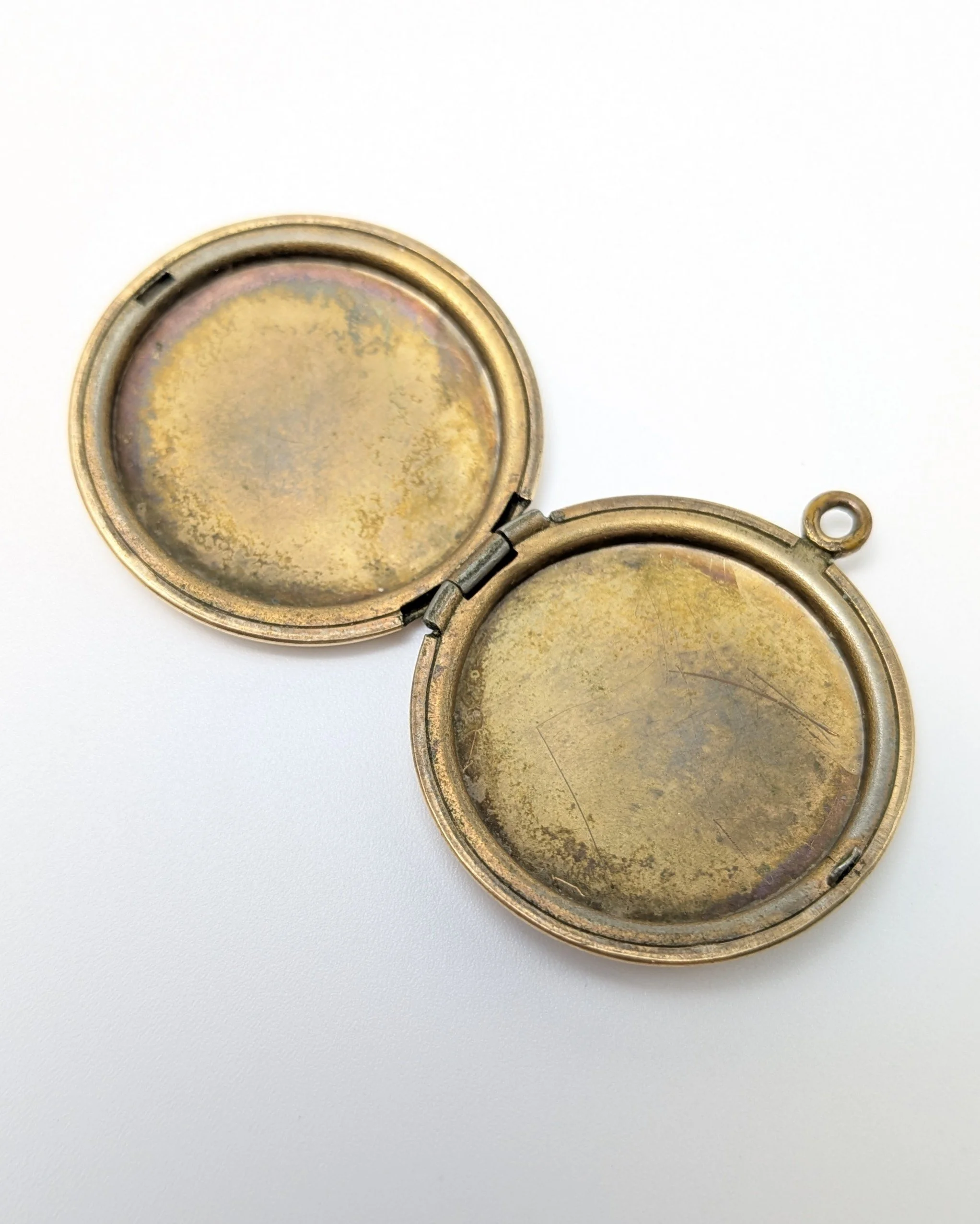 Antique Victorian Gold Filled Floral Locket Aesthetic Lily Of The Valley 4.jpg