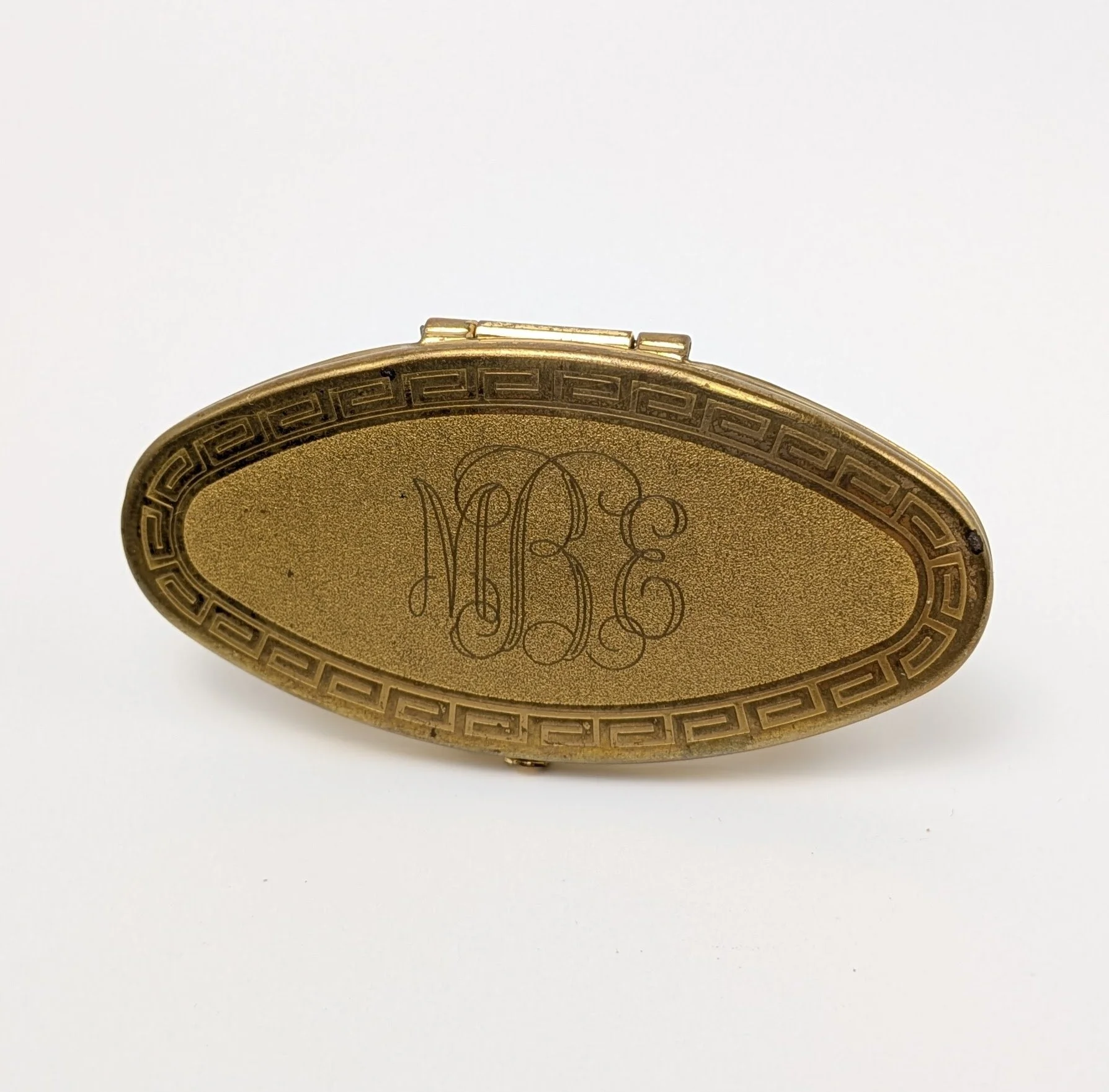 Monogrammed Stratton Lipstick Holder And Mirror England 5.jpg