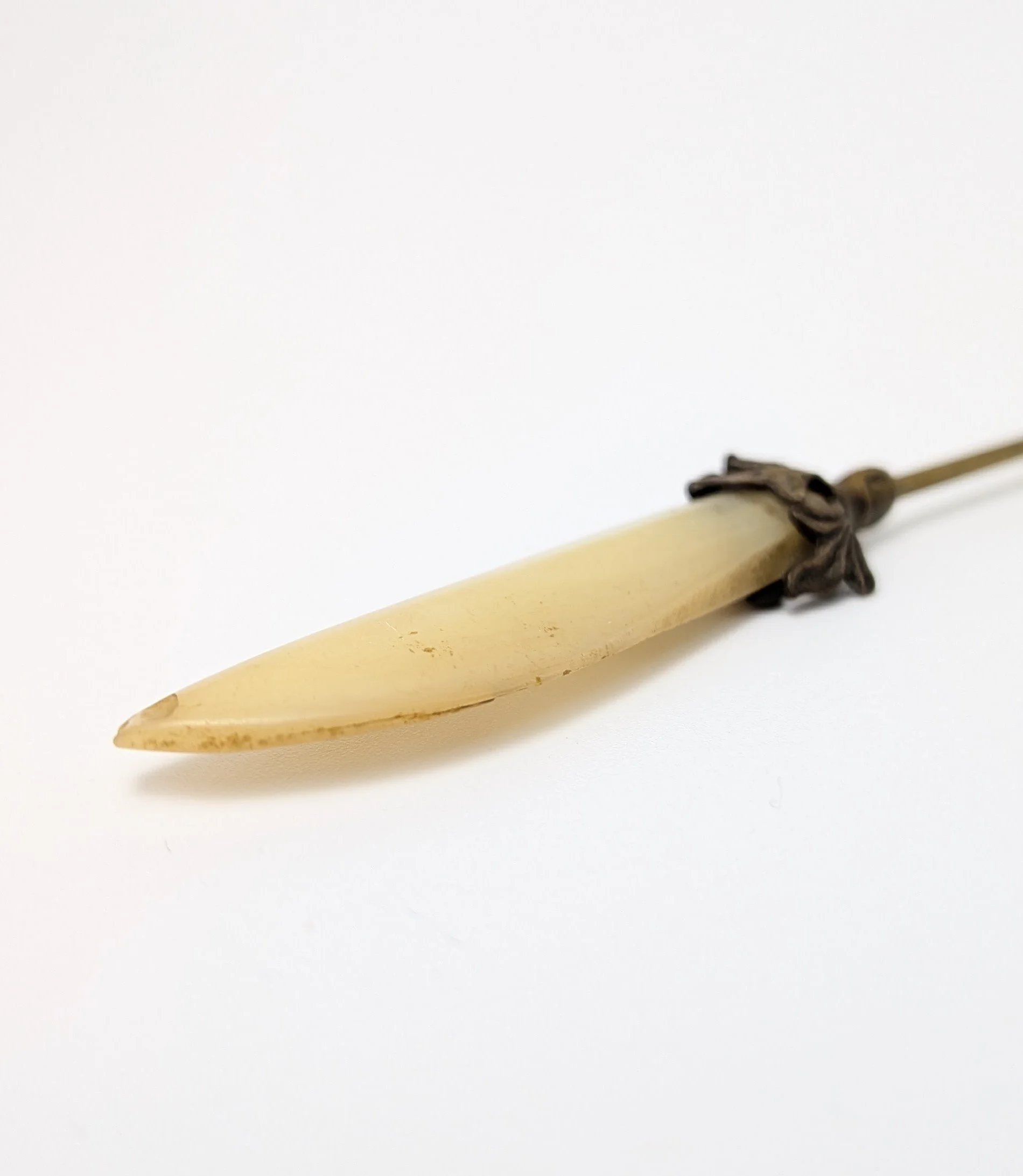 Antique Art Nouveau Mother of Pearl Hat Pin 4.jpg