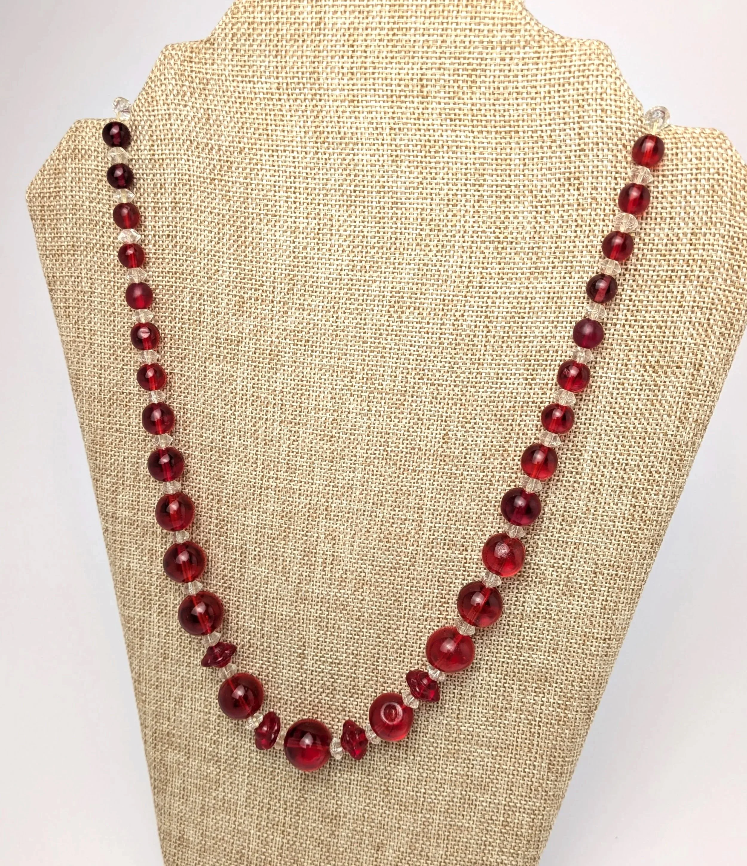 Vintage+Cherry+Red+Czech+Glass+Beaded+Necklace+Art+Deco+Era+Clear+Spacers+5.jpg