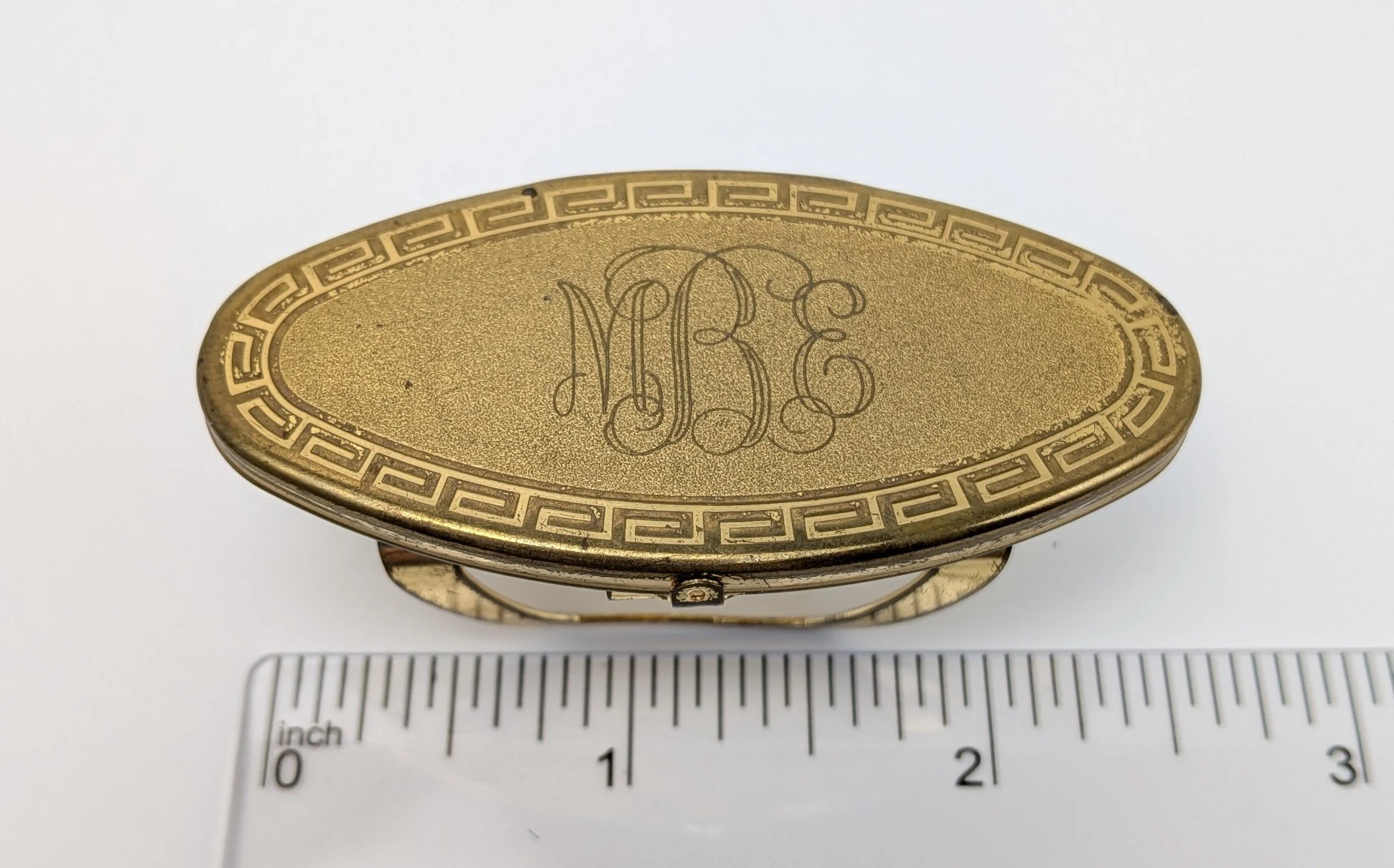 Monogrammed Stratton Lipstick Holder And Mirror England 10.jpg