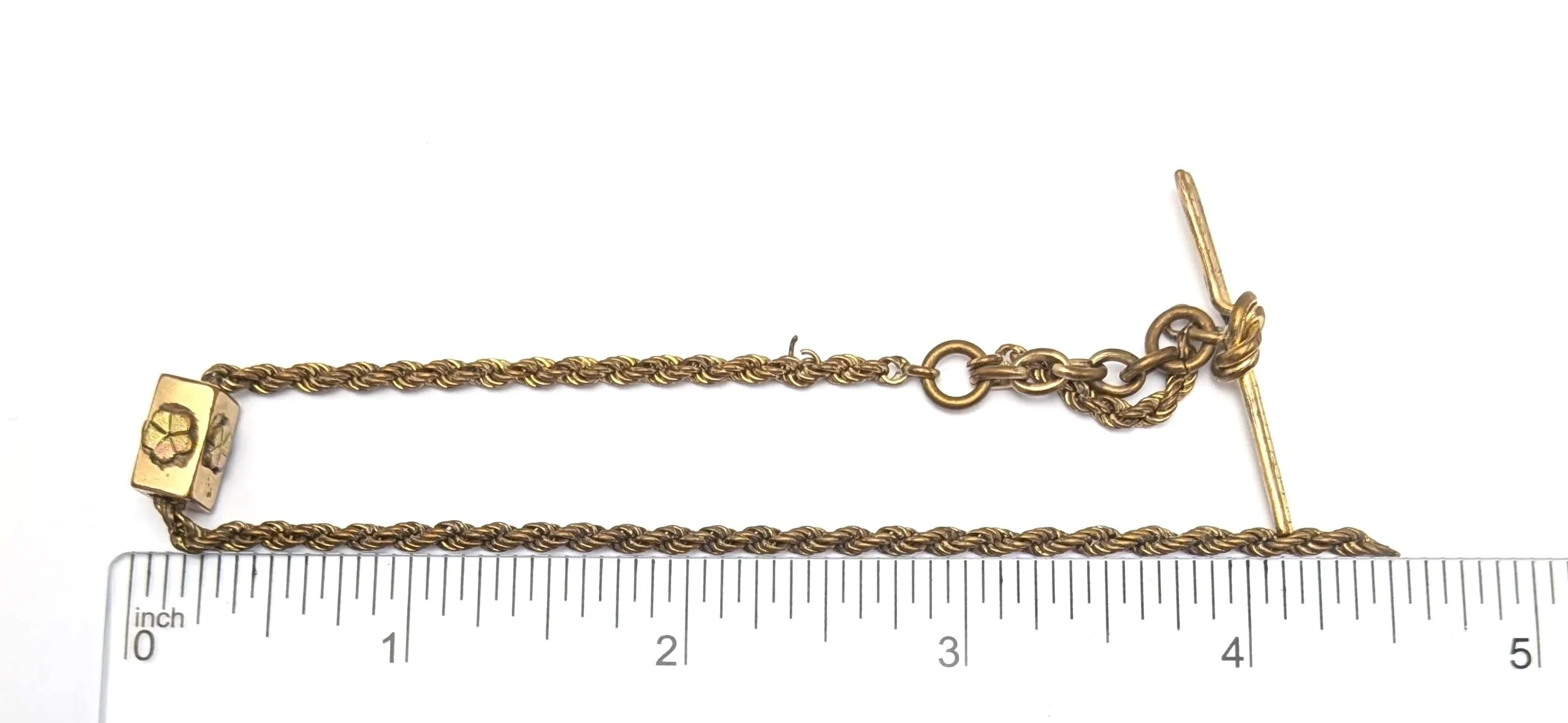 Antique+Victorian+Gold-Filled+Albert+Watch+Chain%2C+Floral+Slide+%26+T-Bar%2C+Needs+Clasp+6.jpg