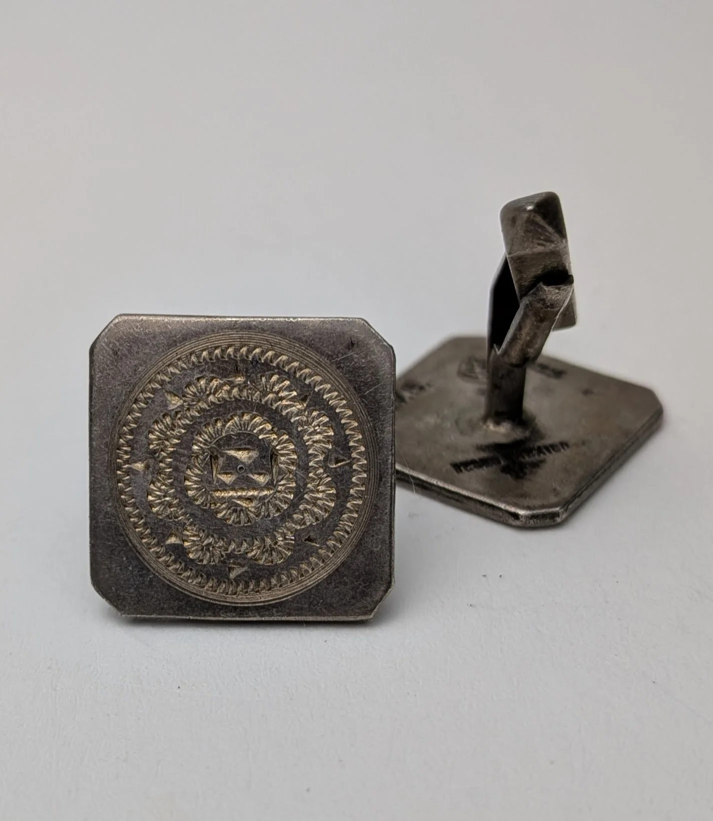 Vintage Sterling Silver Mexico Cuff Links