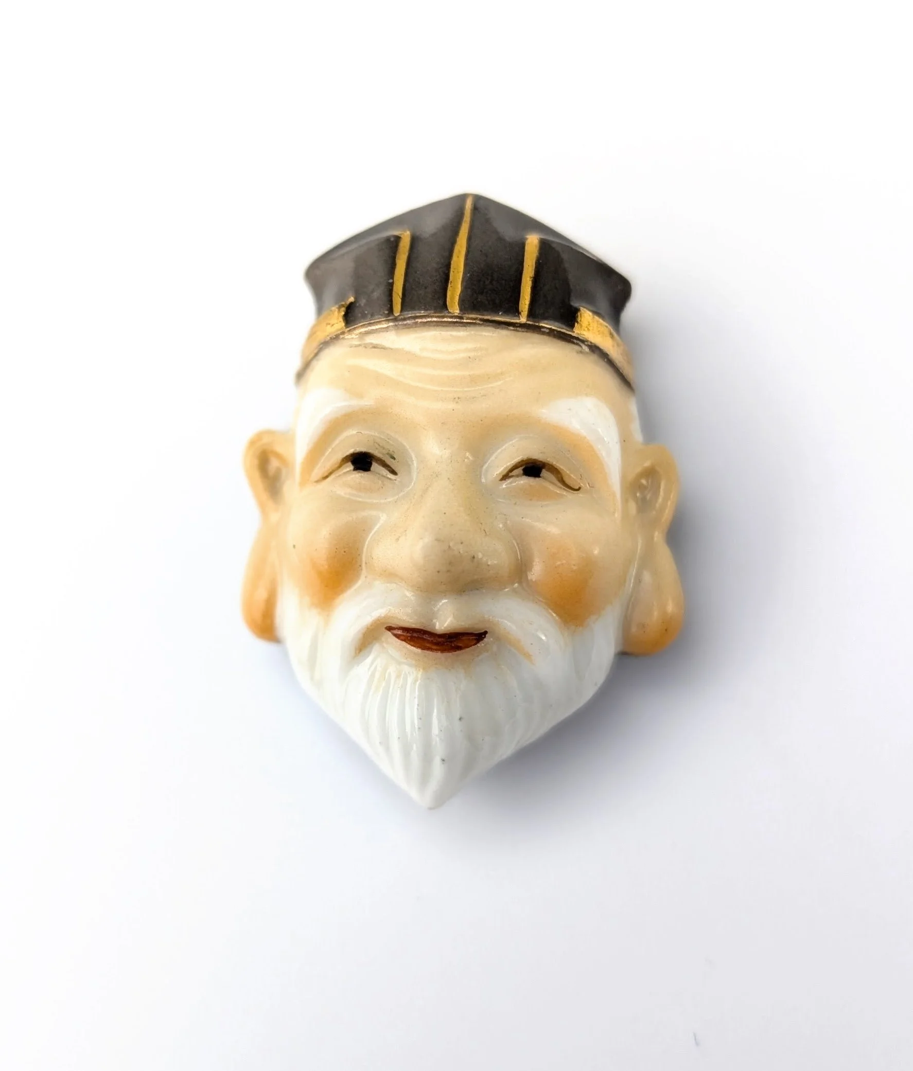 Toshikane Arita Japanese Porcelain Buttons 7 Gods Of Fortune 6.jpg