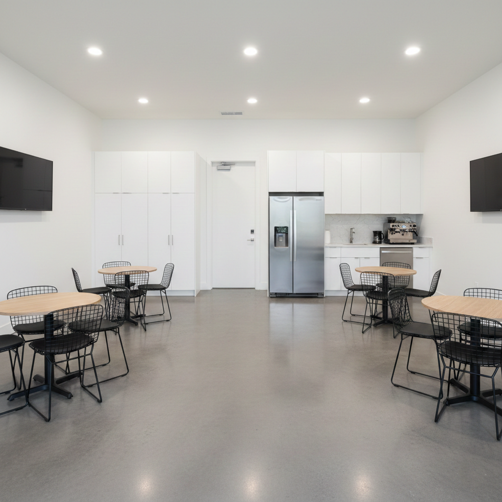 Our kitchen is a great place to have a snack, do some homework, or have a team/parent meeting.  Need water or ice... we got you covered.  