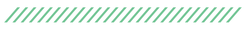 Black background with green diagonal stripes at the top.