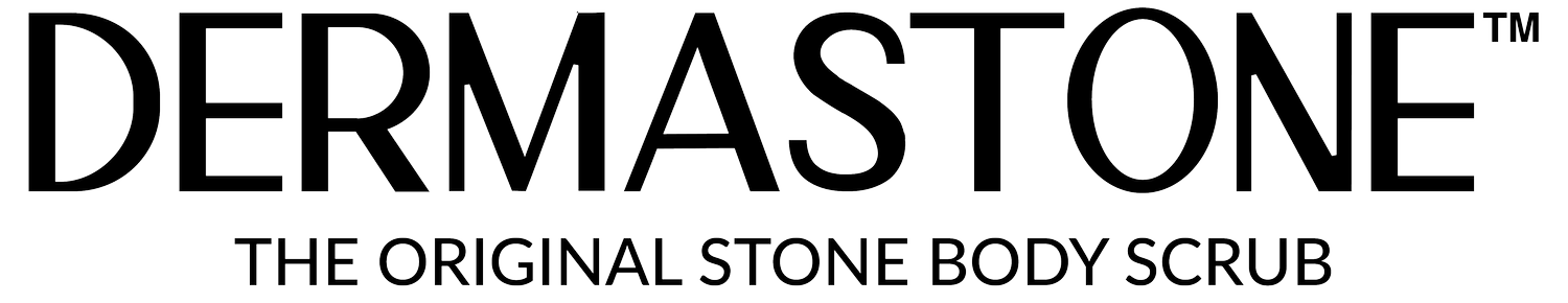 Dermastone Leg &amp; Body Scrub - Strawberry Legs, Ingrown Hair, Dark Leg Pores &amp; Dry Skin