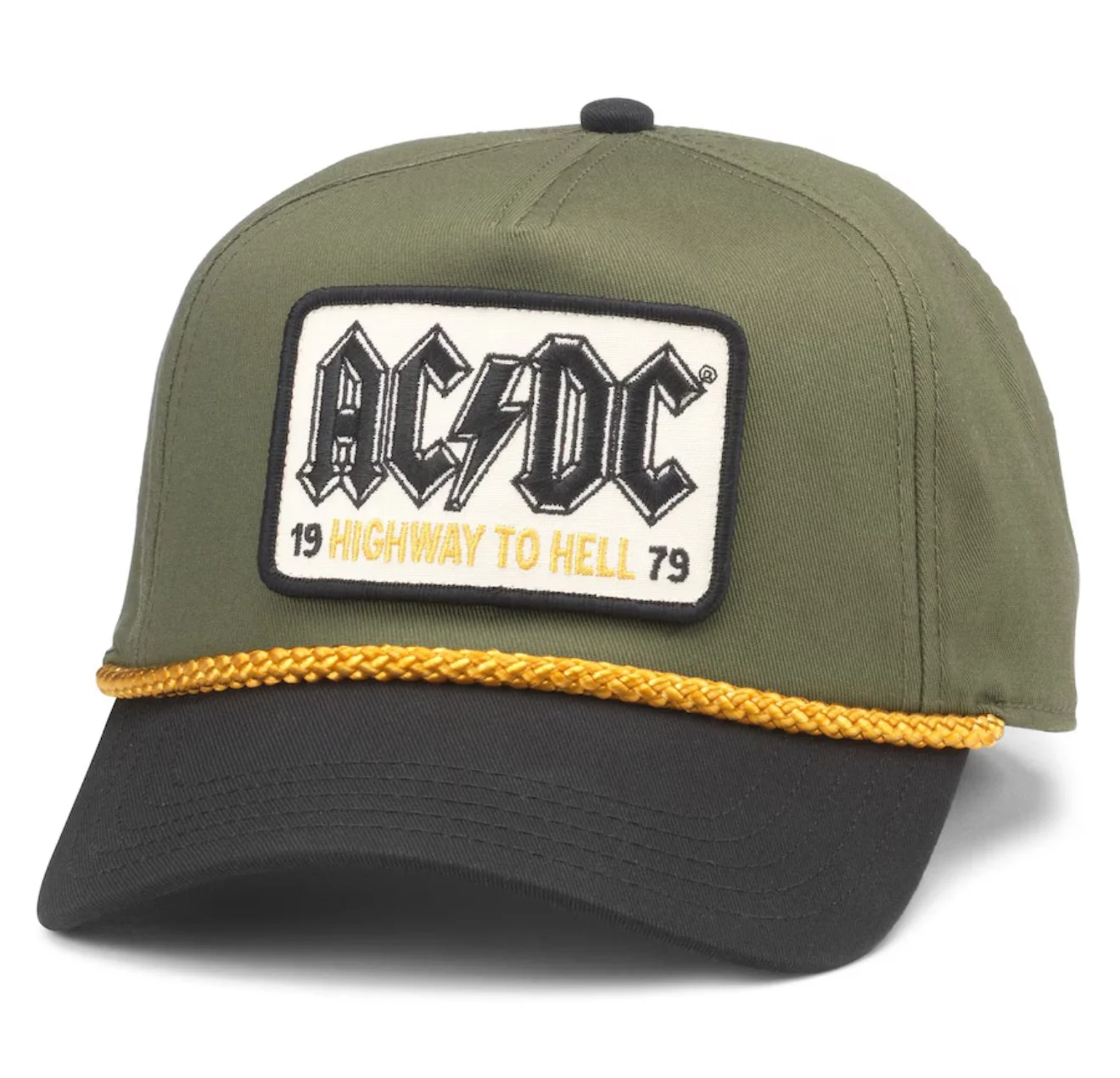 AC/DC American Needle Roscoe Adjustable Hat - Green/Black
