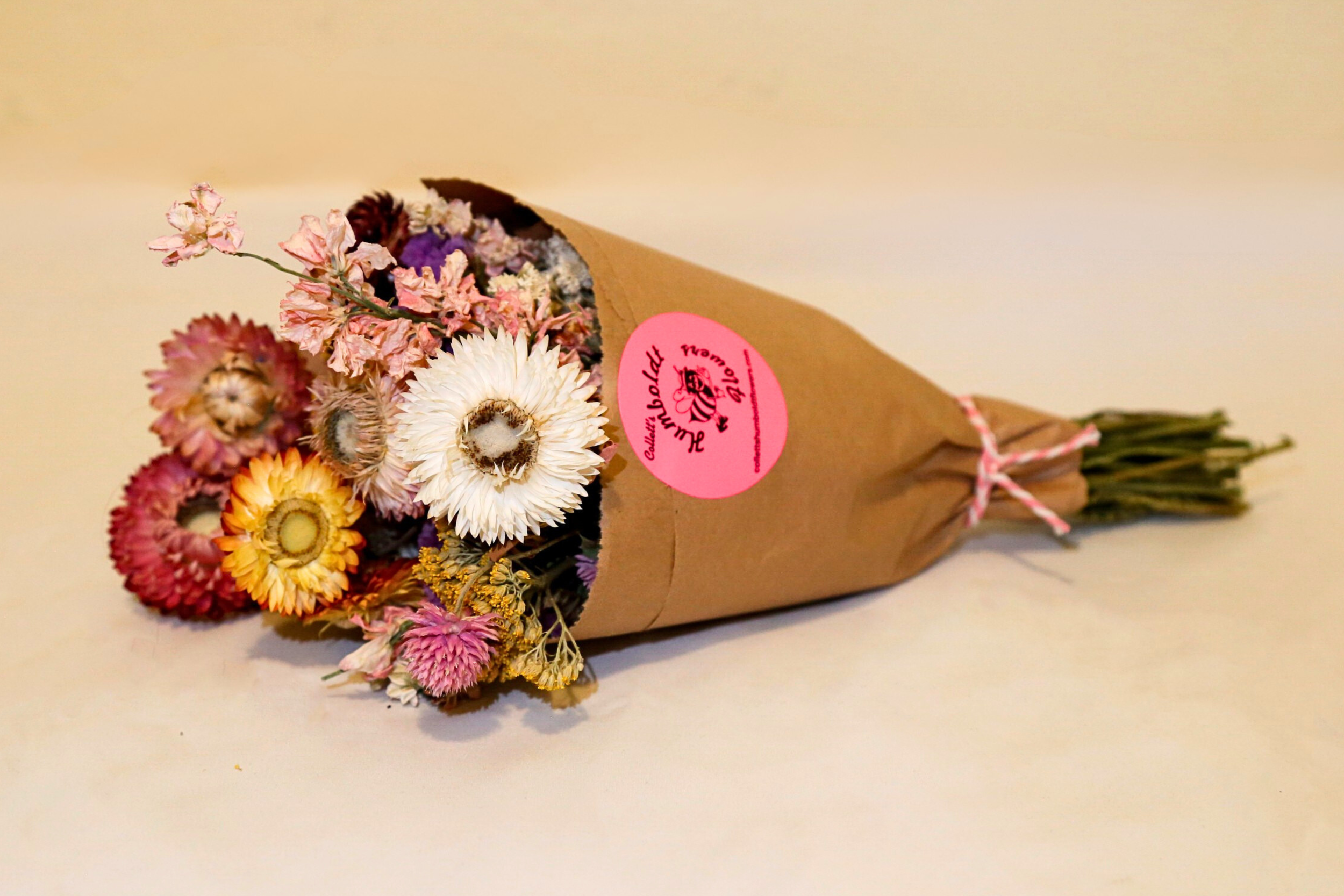 Mixed Color Dried Floral Bouquet - Small