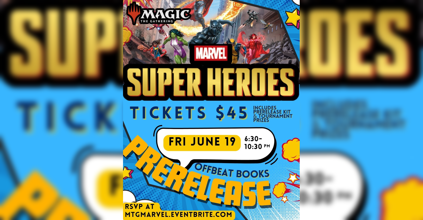 Magic the Gathering Marvel Super Heroes Prerelease